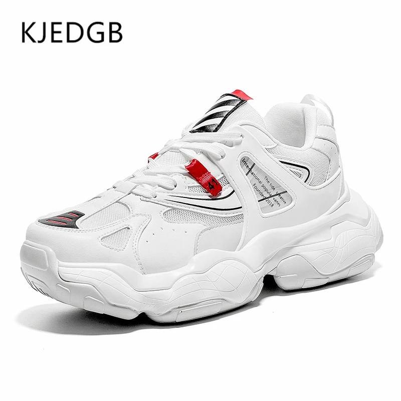 Bege Sapatas Bege Branco Sexo Nova Chunky Kjedgb branco Plataforma Sapatos Malha Sapatilhas De 2019 preto Preto Para Masculino Confortáveis Moda Dos Adultos Casuais Homens Do COqBTw