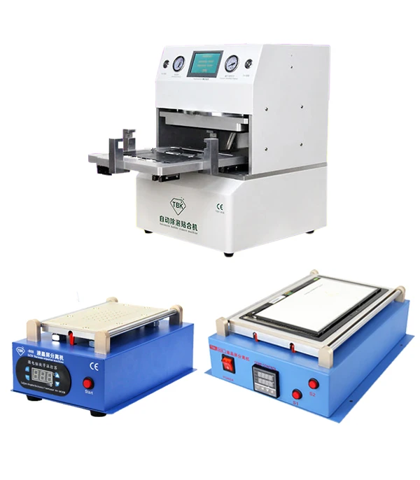 

2016 TBK Automate Kit LCD Refurbish Machine LCD Repair MachineOCA Vacuum Laminating machine with 7-14 inch separate machine