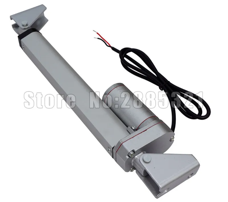 

400mm stroke linear actuator for solar tracker with mounting bracket, 1000N/100KGS load 12v telescoping linear actuator