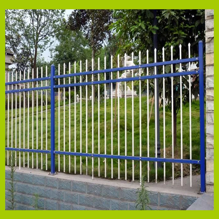 Park Decorative Galvanized Pvc Coated Palisade Fence 10 Feet