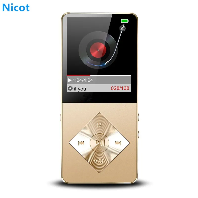 Нико Портативный Walkman мини плеер MP3 играть 30 часов с динамиками радио FM книгу