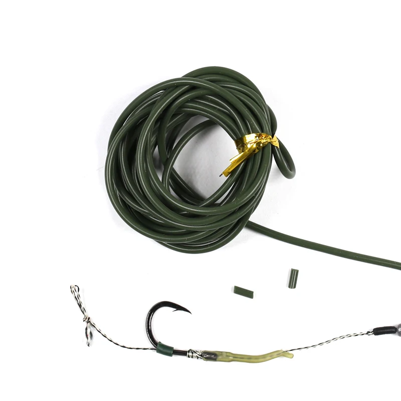 Weedy Green Sinking Carp Rig Tube//Tubing 6 metre pack