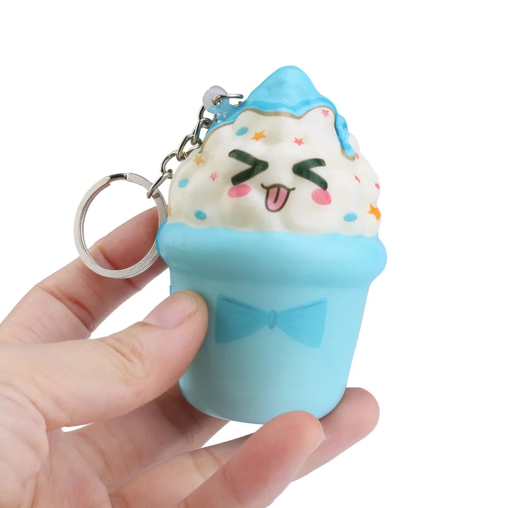 Squishies Kawaii Мороженое медленно поднимающийся крем душистый брелок игрушка для снятия стресса, игрушки, игрушка для снятия стресса, забавная игрушка в подарок 19May14 P35