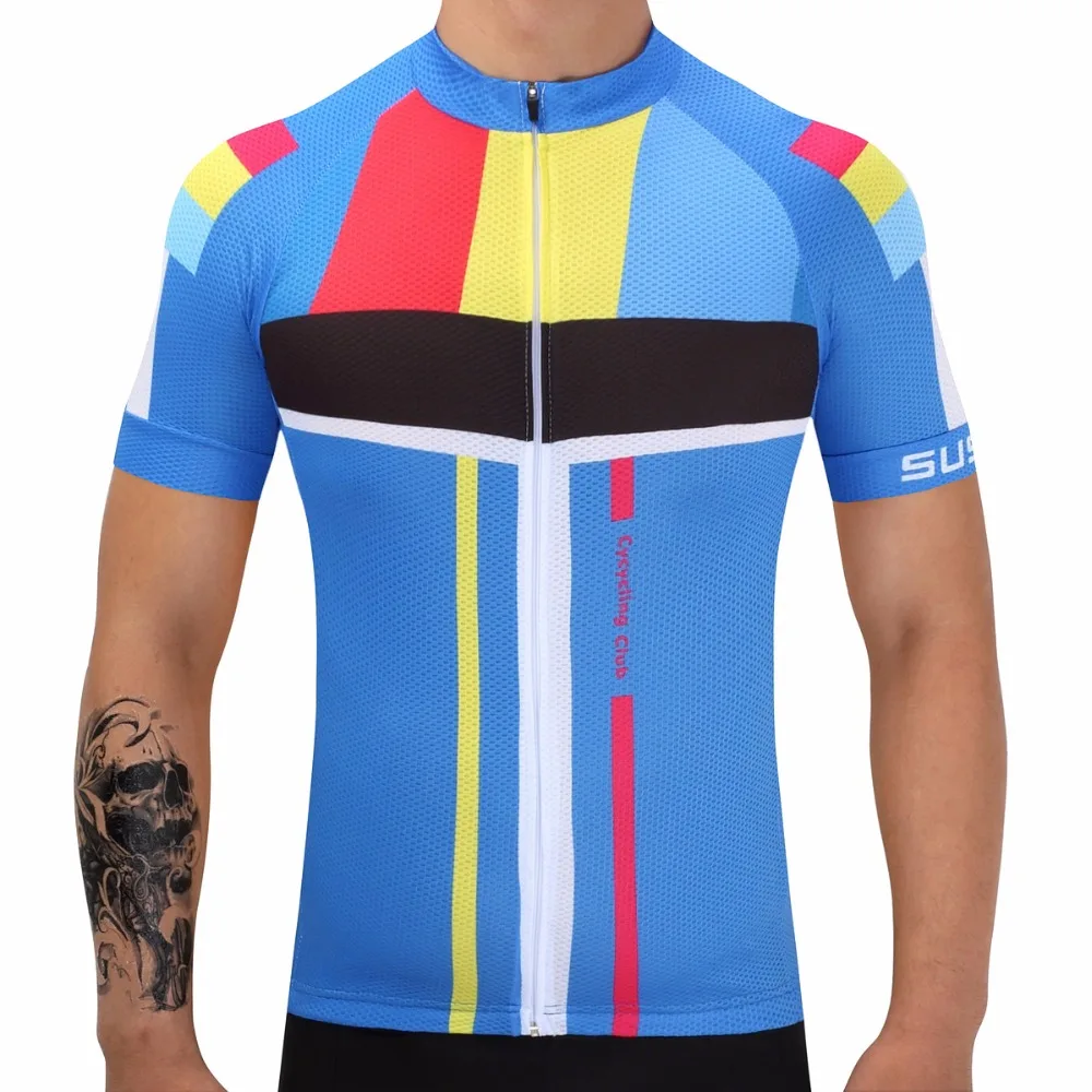 SUSHAN 2017 Bike Cycling Jerseys /Lycra Quick Dry Short Sleeve Clothes