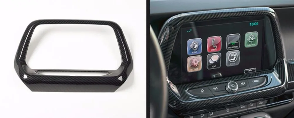 Новейшая приборная панель DVD рама дверная ручка руль и т. д. внутренняя отделка из углеродного волокна для Chevrolet Camaro Up