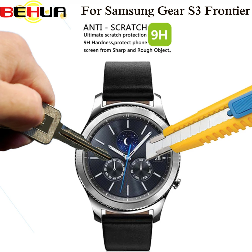 Gear S3 классическое Защитное стекло для экрана закаленное Samsung frontier LTE 2.5D