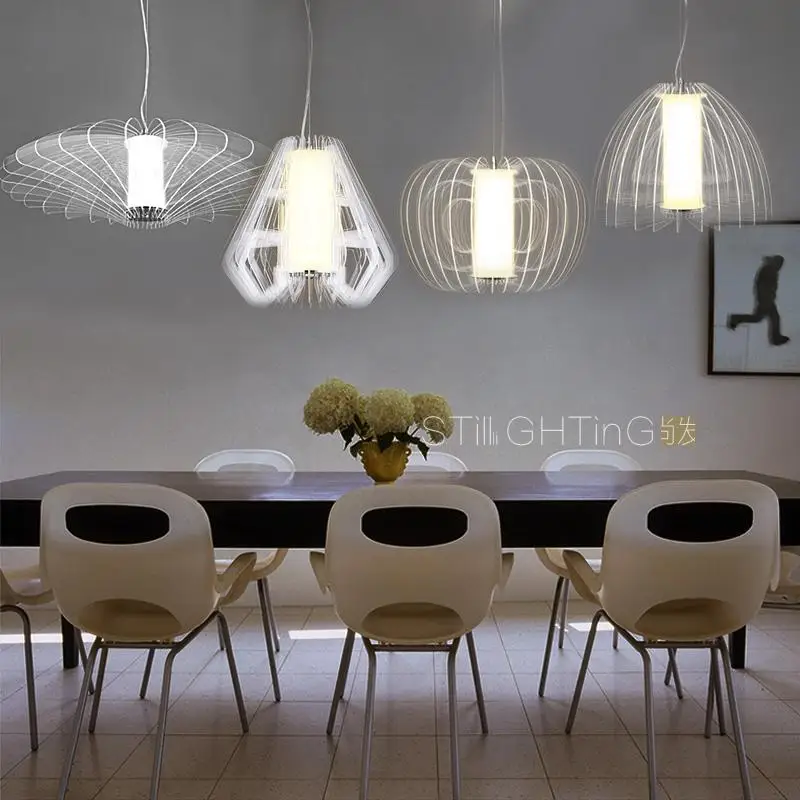 Modern LED Pendant Light Acrylic Light guid panel LED Pendant