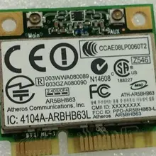 Atheros AR5007EG AR2425 AR5BHB63 54 Мбит/с Половина Mini Pci-e Беспроводной Card FRU: 42T0979 43Y6511 для IBM SL300.T400. W500.R500. X200
