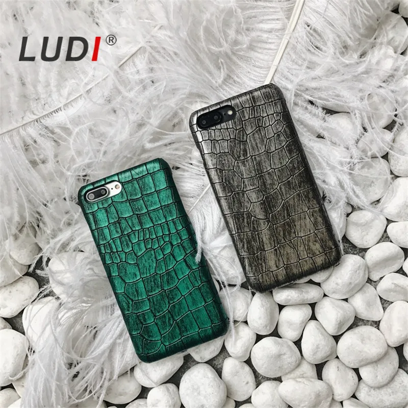 Роскошный чехол из крокодиловой кожи с блестками для iPhone XS MAX X/XR/6/6S/7/8Plus