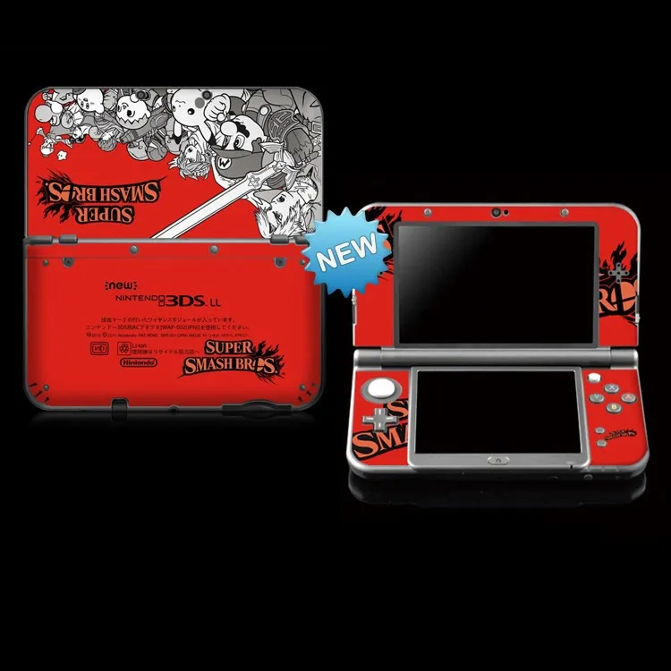 Супер Smash Bro s Виниловая наклейка для кожи для NEW 3DS XL skins наклейка NEW 3DS LL skins наклейка s