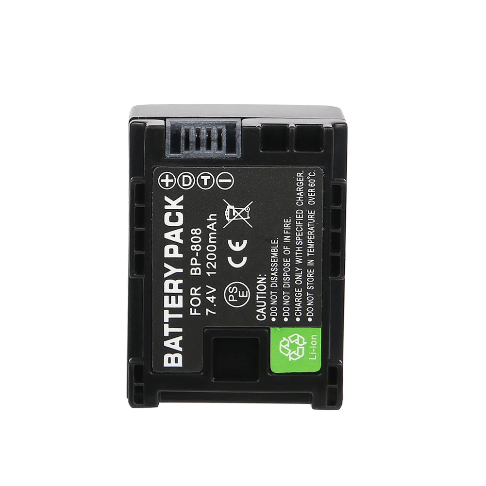 Аккумулятор OHD для Canon аккумулятор BP808 BP 808 HF M43 M306 M36 FS200 FS30 FS31 FS300 FS22 FS21 FS20 FS11 FS100 FS10 FS40