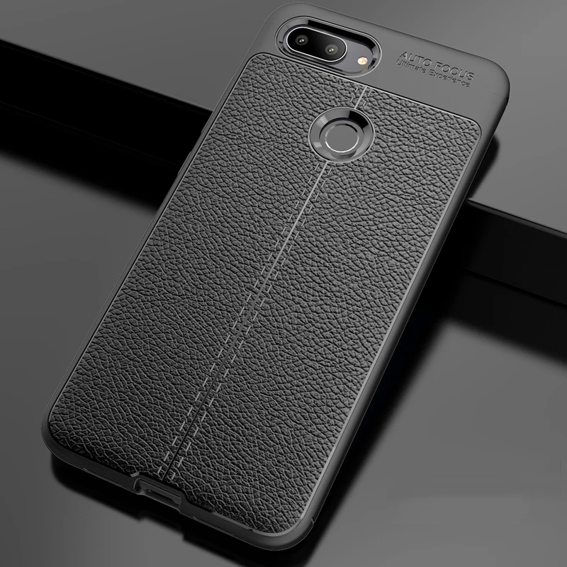 

YUETUO leather Pattern tpu phone back etui,coque,cover,case for xiaomi mi 8 lite mi8 lite 8lite for xiomi silicone accessories