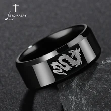 Letdiffery – bague Dragon en acier inoxydable pour hommes, bijoux de mariage pour amoureux