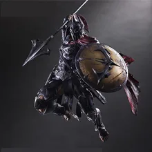 27 см Play Arts Kai Hero Of Sparta Бэтмен Timeless Sparta Аниме Фигурки ПВХ Модель Коллекция оригинальная коробка