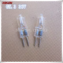 G5.3 36 V 35 W 50 W машинная лампочка токарное оборудование галогеновые лампочки лампы бусины 10 шт./лот