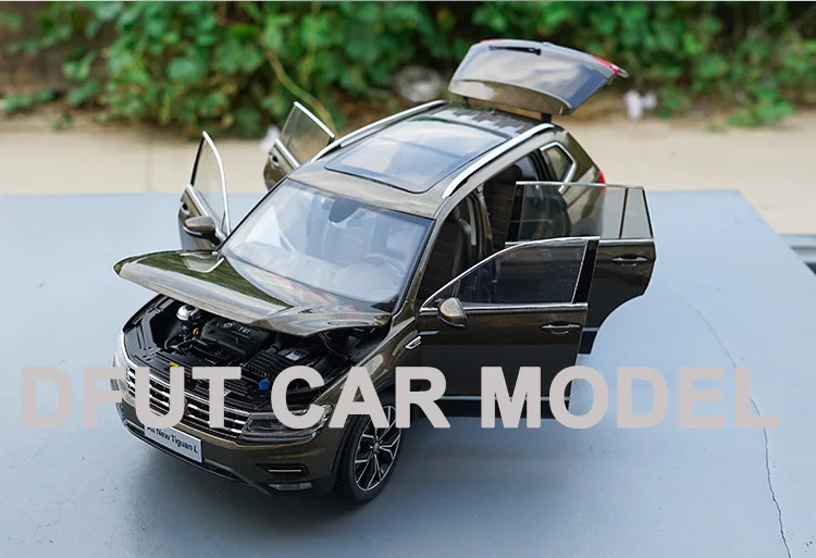 Литая 1:18 игрушка из сплава, модель спортивного автомобиля TIGUAN L, детские игрушечные машинки, оригинальные авторизованные подлинные детские игрушки, подарок