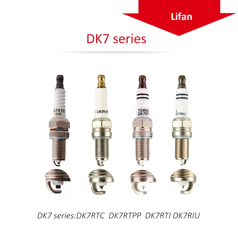 

4pcs/6pcs China original TORCH spark plugs DCPR7EIX/IXU22/RA8WHP/DK7RTI