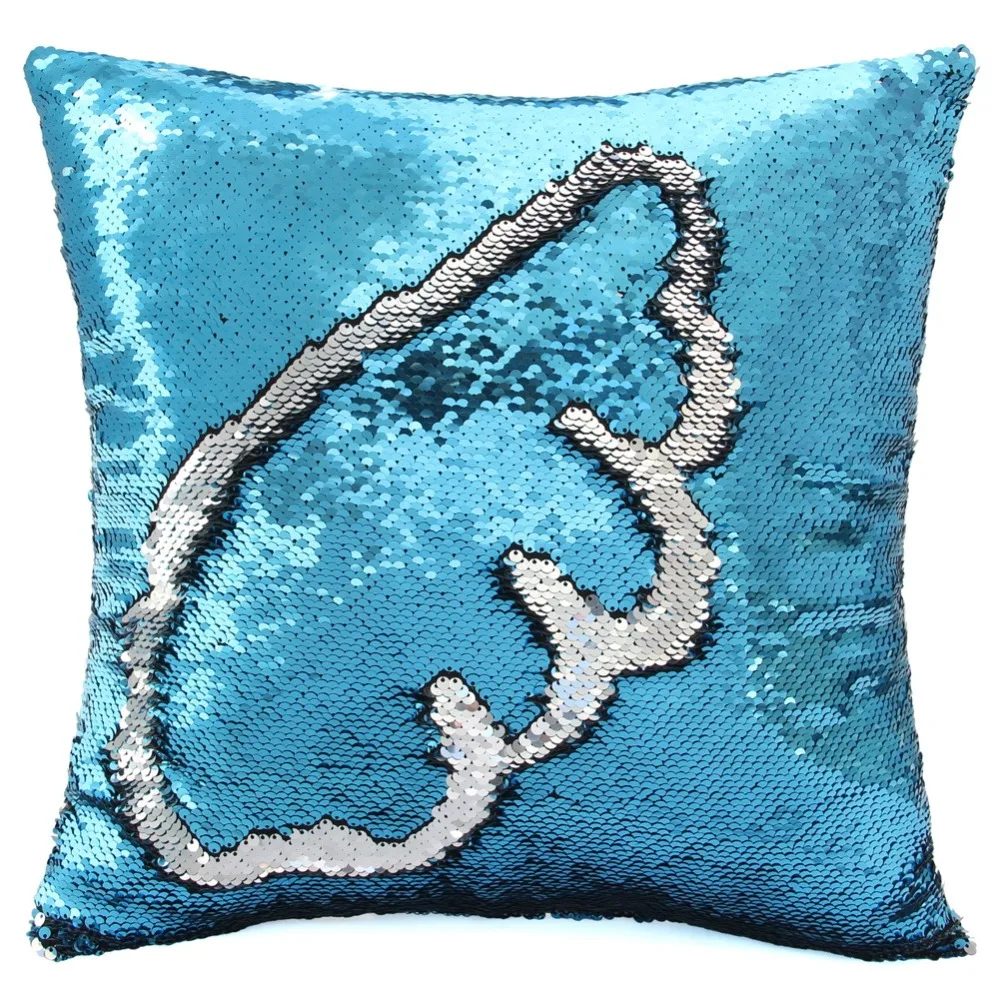 

Unicorn Magic Reversible Sequins Cushion With Insert 40*40CM Decorative Solid Sequin Pillows for Sofa Home Decor Drop Shipping