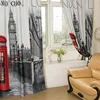 Style britannique rideaux occultants style européen rideaux produit final rideaux occultants chambre salon rideaux avec londres ► Photo 3/6