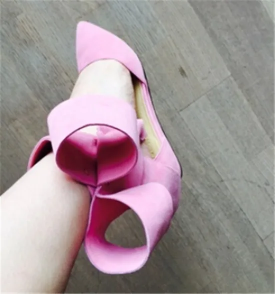 Big Bowtie Ankle Tie Gladiator Sandals Women Red Pink Blue Black Suede Women Sandals Flat Casual Shoes Woman Sandalias Mujer