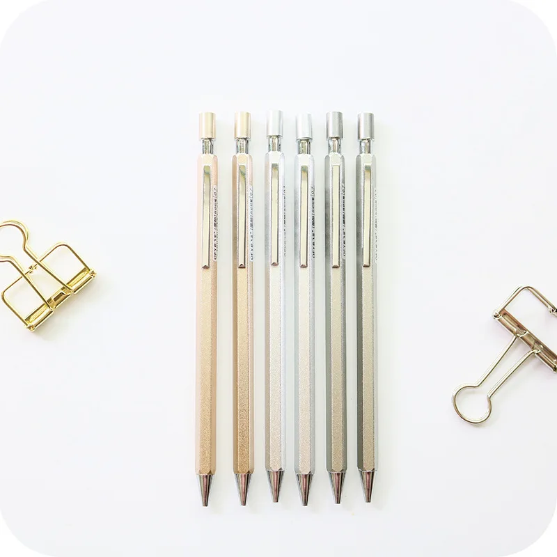 

1Pc High Quality Metal Feeling Mechanical Pencil 0.7mm For Professional Painting Writing Office School Supplies Automatic Pencil