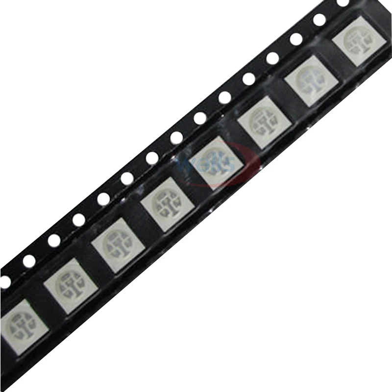 1000 шт. высокая яркость PLCC-6 3-CHIPS SMT 5050 светодиодные кристаллы SMD RGB светодиод светодиодный светильник бусины для 5050 светодиодный полосы световая лента