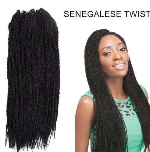 14 Senegalese Twist Crochet Short 1pcs Lot Synthetic High