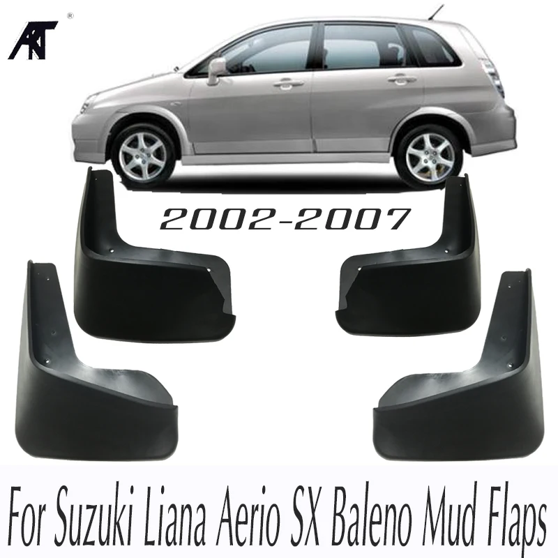 Автомобильные Брызговики для Suzuki Liana Aerio SX Baleno 2002-2007 брызговик крыло брызговиков 2003 2004 2005 2006 брызговики