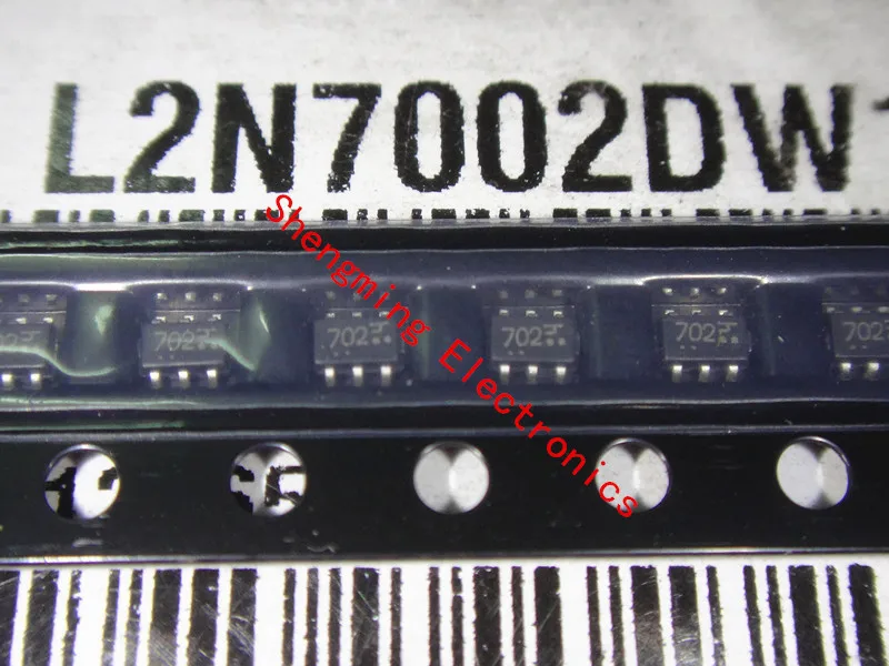 

100PCS 2N7002DW 2N7002 702 SOT363-6 smd transistor