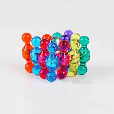 

Hot Fashion Translucent Small Push Pins Cute Fridge Magnet High Grade Assorted Color Magnets