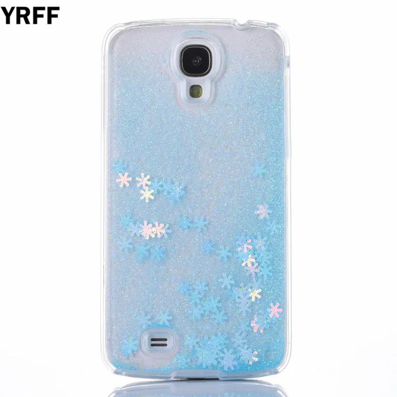 

YRFF For Samsung S4 Case Dynamic Liquid Glitter Sand Quicksand Snowflake phone Case For Samsung Galaxy S4 i9500 Clear Back Cover