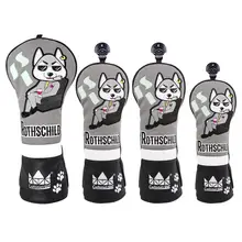 Гольф-мастер Хаски клуб крышка набор водителя фарватера Гибридный деревянный защитный Чехол w/# бирка