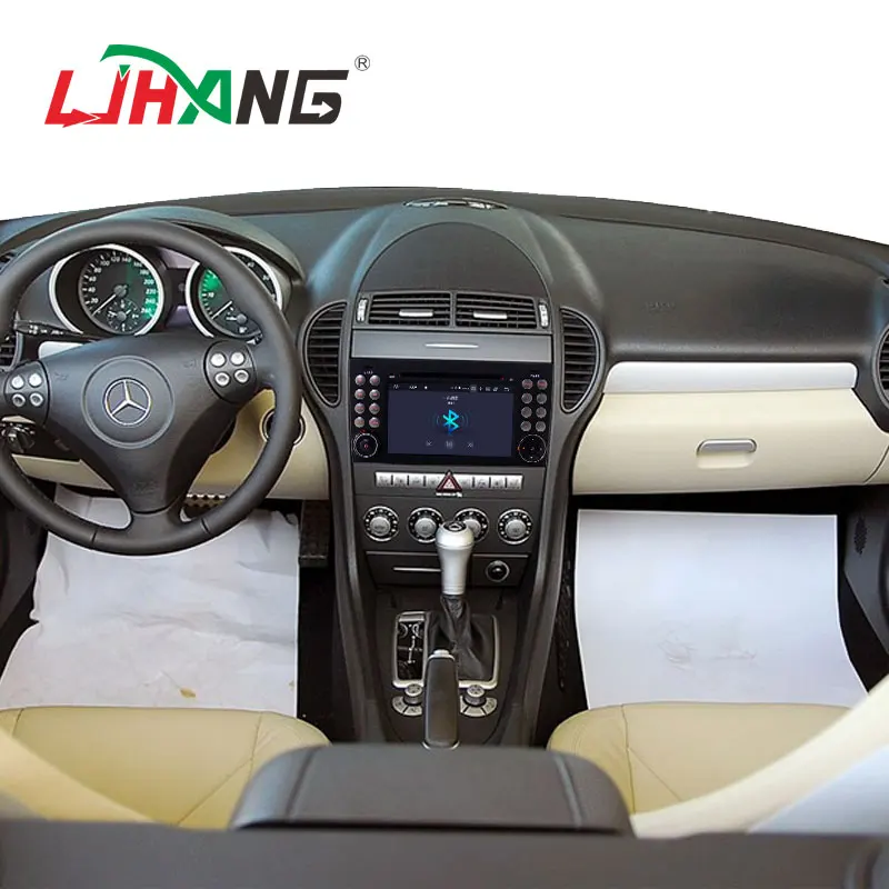 Flash Deal LJHANG Car DVD Player Android 9.0 For Mercedes Benz SLK Class R171 W171 SLK200 SLK230 GPS Navi WIFI Multimedia 2 din Car Radio 5