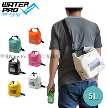 Поток Trail сухой куб 5л Водонепроницаемая цилиндрическая сумка/рюкзак/сумка-ведро для подводного плавания Каякинг Скуба-Дайвинг подводное плавание