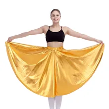 Юбка только золотые длинные юбки с металлическим рисунком современные танцевальные юбки для выступлений для девочек и женщин