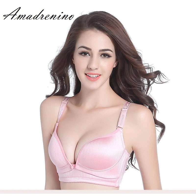 Amadrenino New Pregnant Women Nursing Bra Solid Seamless Maternity
