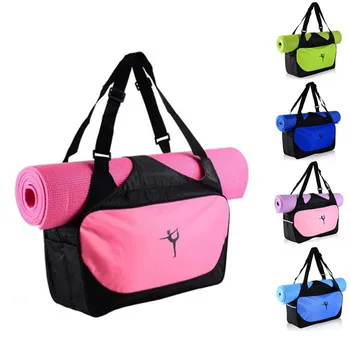 

Free shipping Yoga bag mats clothes Camping Fitness backpack waterproof sports bag Custom printed logo not contain yoga mats