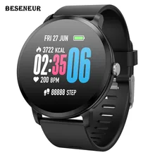 Beseneur смарт-браслет Фитнес браслет отслеживания активности крови Давление браслет IP67 Водонепроницаемый спортивный умный Браслет PK mi band 3