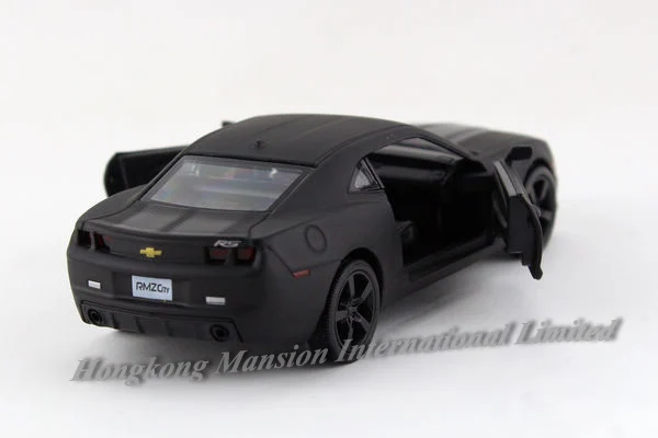 Licensed Diecast Metal 1:36 Scale Collection Car Model For TheChevrolet Camaro Alloy Pull Back Toys Vehicle - Matte Black die cast toy cars