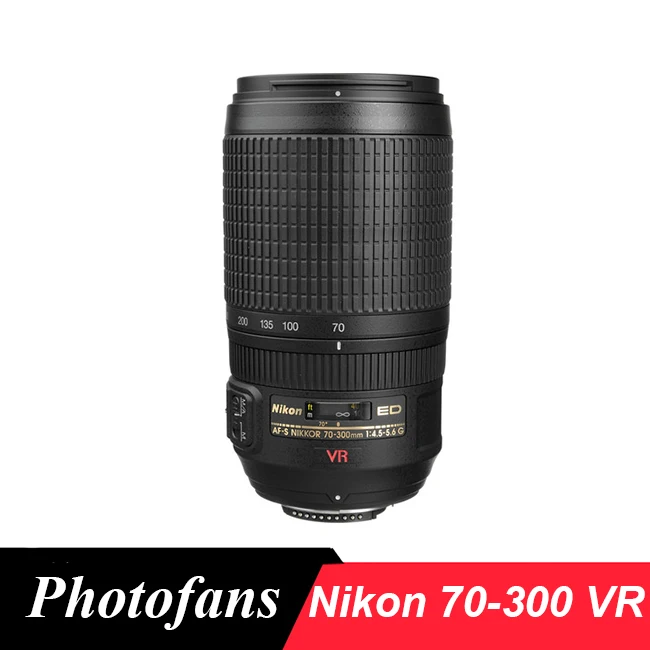 Объективы Nikon 70 300 ED VR Nikkor профессиональные для цифровых зеркальных фотокамер