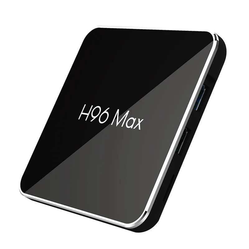 H96 Max X2 4GB 32GB 64GB Smart TV BOX Android 8.1 Amlogic S905X2 LPDDR4 Quad Core 2.4G&5GHz Wifi 4K Set top box Smart TV Player