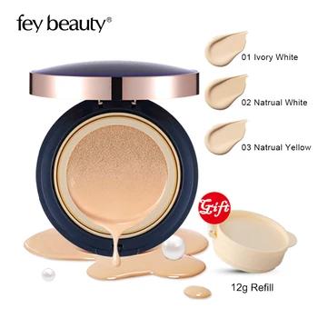 

FEY BEAUTY Air Cushion BB CC Cream Cosmetic Acne Concealer Base BB Powder Foundation Pore Minimizing Bare Mineral Long Lasting