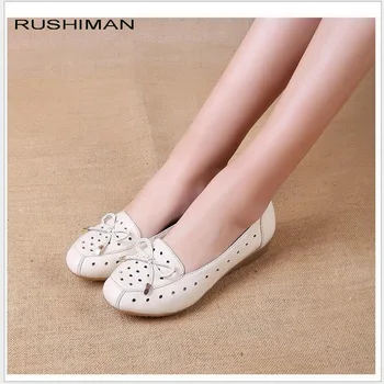 

Spring Autumn Round Toe anti-skid sandal women summer hollow soft bottom Mother shoe Large size 35-43