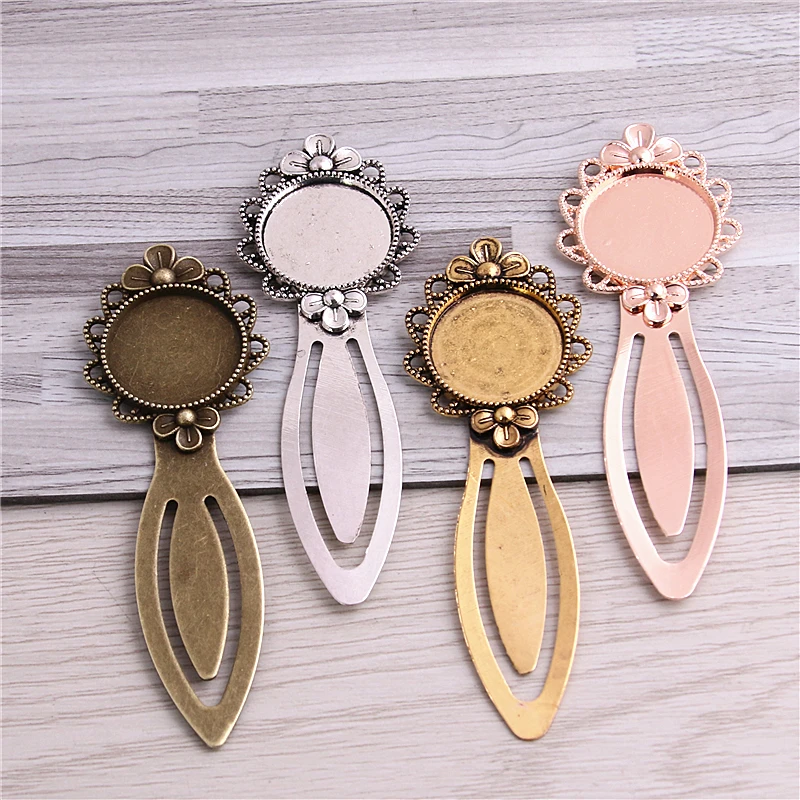 20//80PCS Filigree Flower Metal Slice Charms For Crafts Jewelry Making 28MM