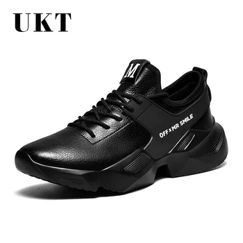

Breathable Artificial Leather Man Running Shoes Outdoor Cushioning Travel Walking Jogging Footwear Soft Lace-up Men Sport Shoes