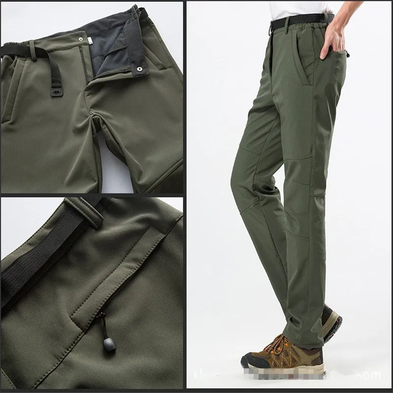 5XL мужские весенние флисовые водонепроницаемые штаны для спорта на открытом воздухе, брендовая одежда для кемпинга, походов, альпинизма, треккинга, мужские брюки для охоты