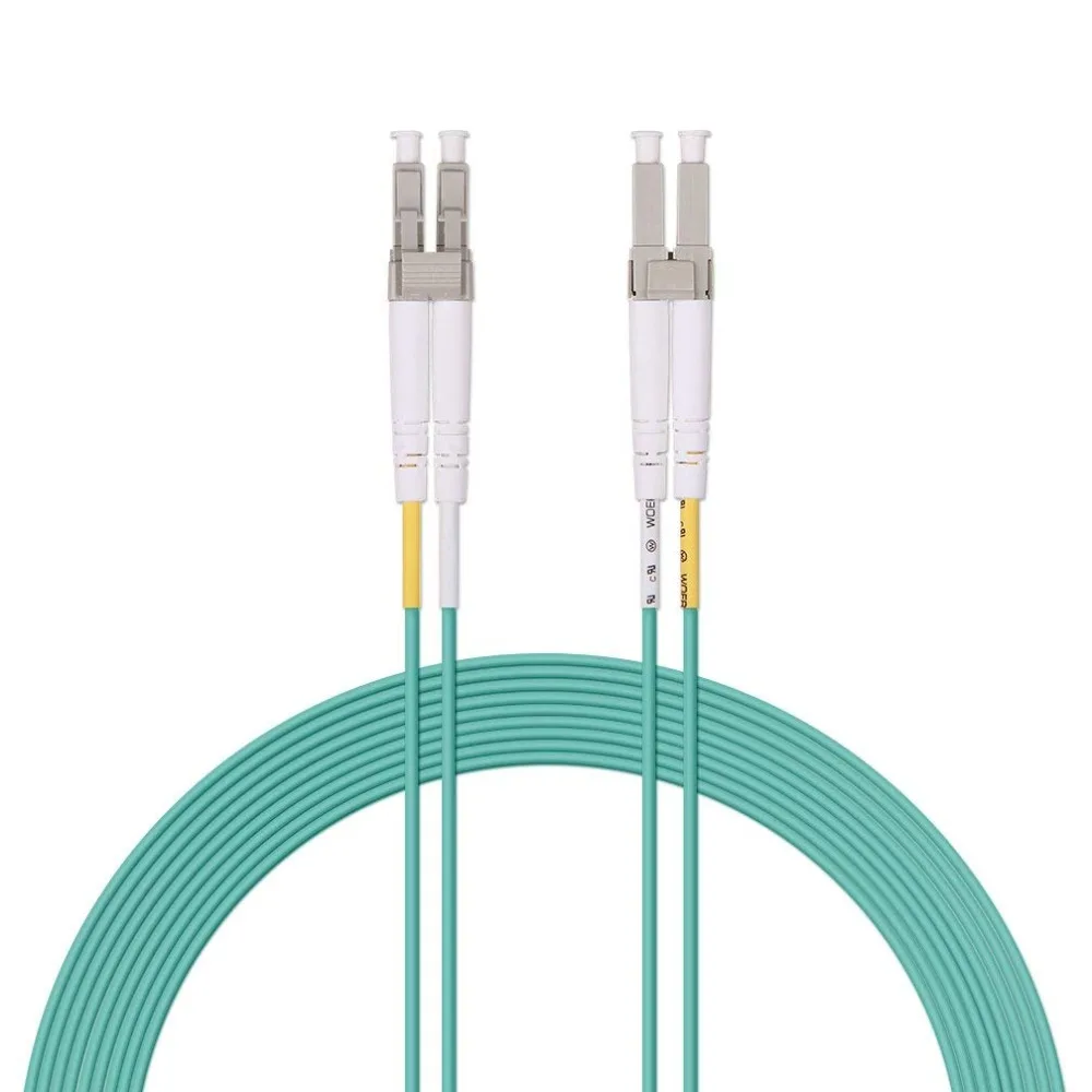

10Gtek 5M(16.5ft) LC-LC OM3 Fiber Cable Multimode Duplex 10G 50/125 2mm Fiber Optical Jumper Patch Cord
