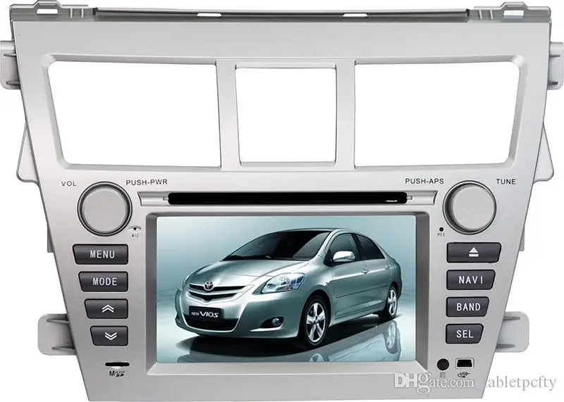 Sale 7" Car DVD player with GPS(opt),USB/SD,AUX,BT/TV,car multimedia audio Radio stereo for TOYOTA VIOS 2007 2008 2009 2010 2011 2012 1