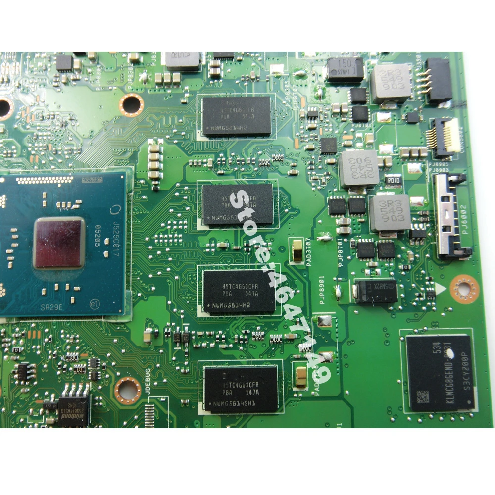  E403SA MAIN_BD._4G/N3700U Quad Core Prozessor EMMC 128G SSD Mainboard Für ASUS E403S E403SA Laptop 