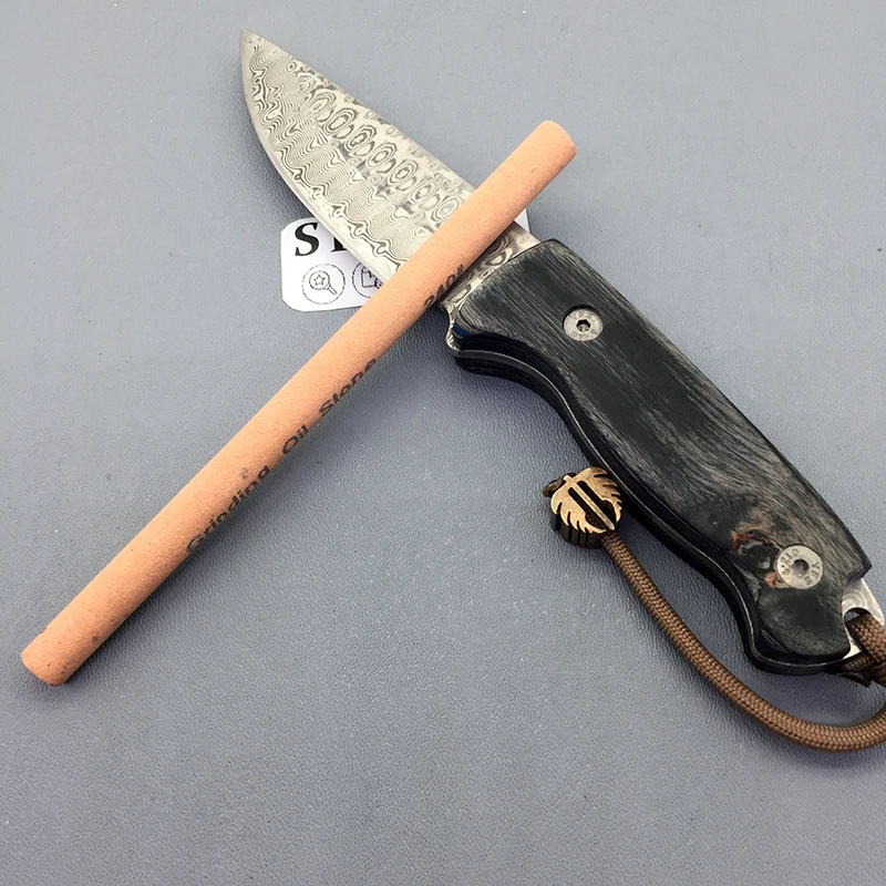 

cylinder sharp Knife sharpener whetstone 150*10mm Round Sand bar 80-1200 Grit